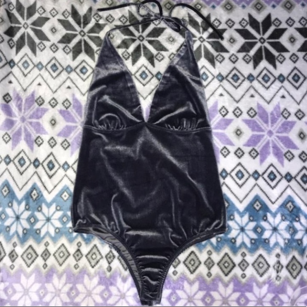 Pacsun suede bodysuit